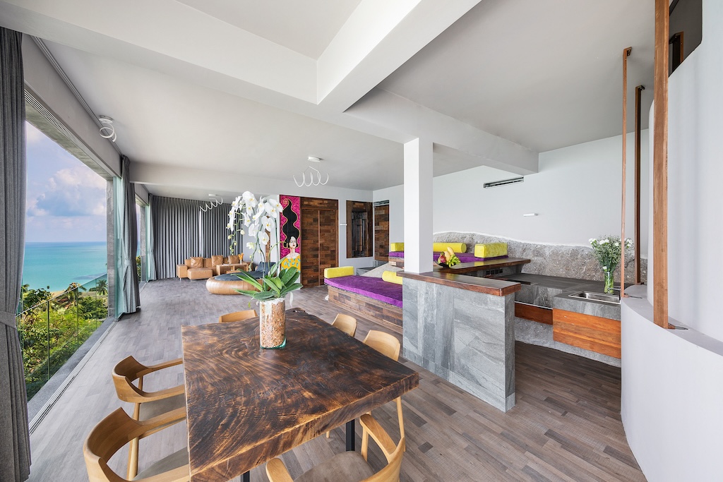 Luxury Koh Samui Property Lower Level Kitchen