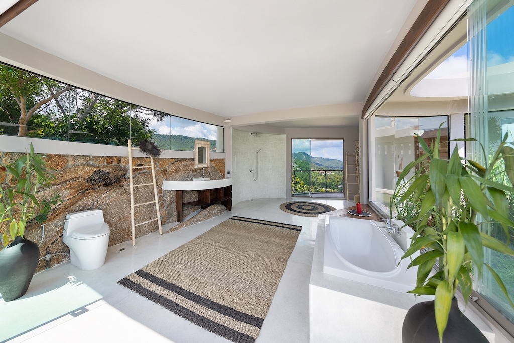 Luxury Koh Samui Property Master Bath