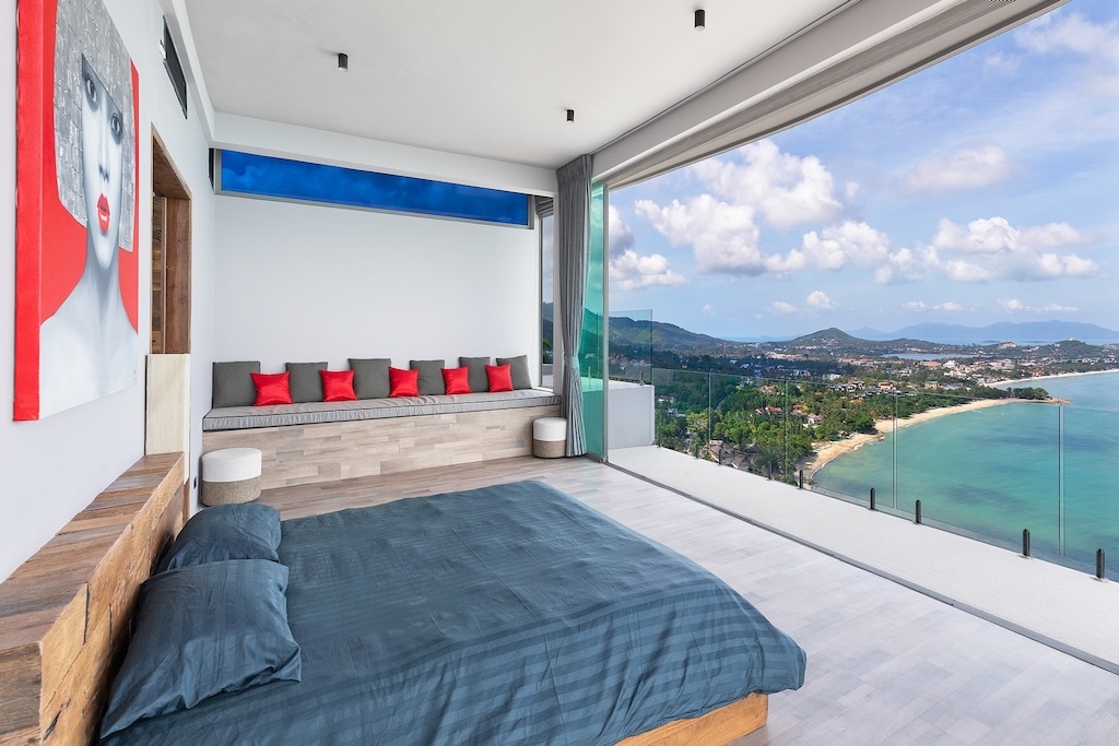 Luxury Koh Samui Property Bedroom View