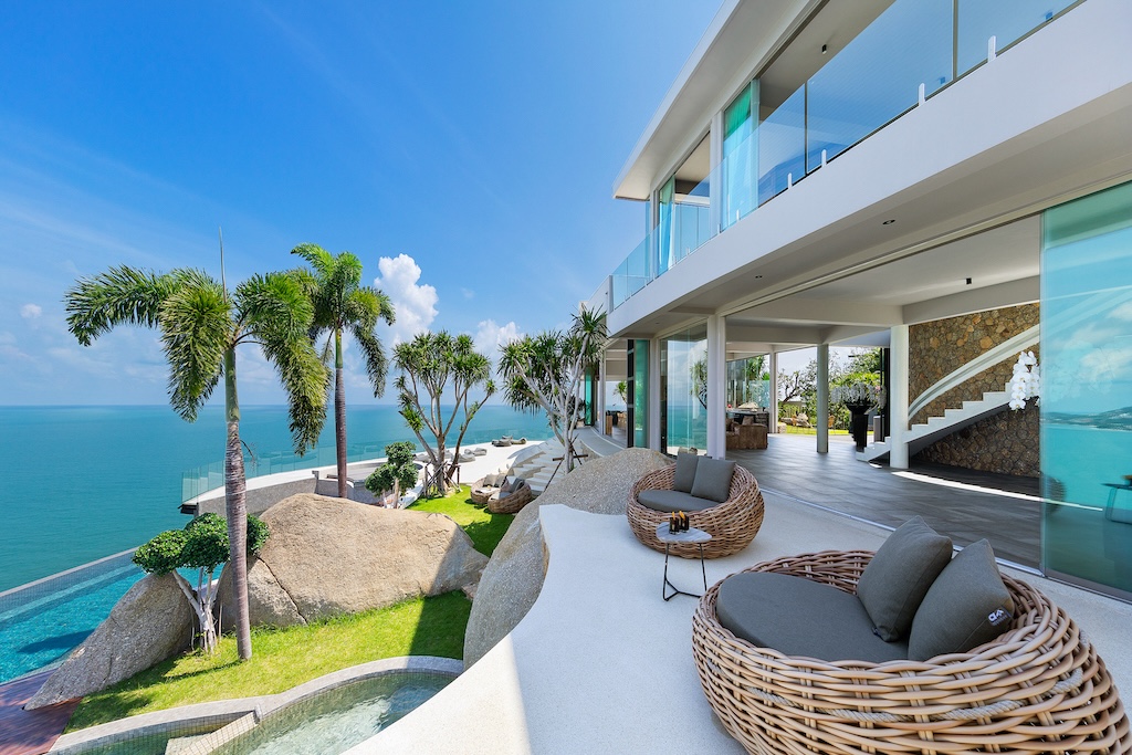 Luxury Koh Samui Property Terrace Seating