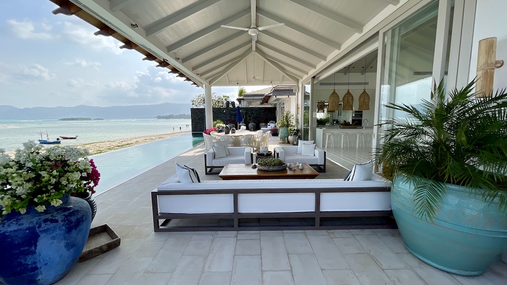 Koh Samui Beach Villa Outdoor Seating