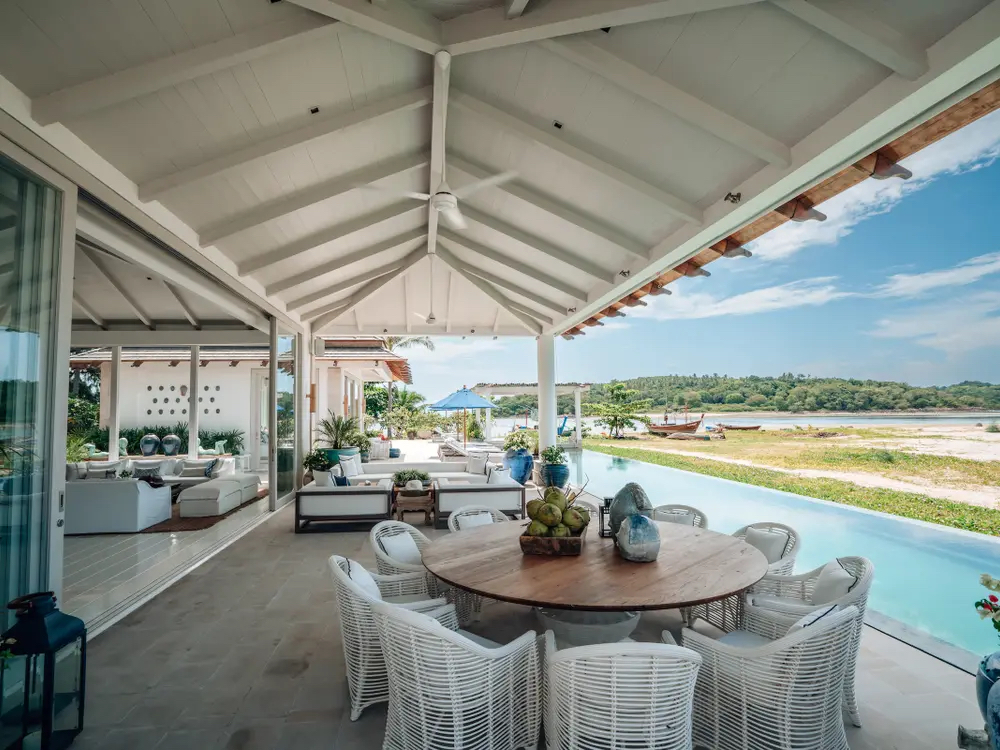 Koh Samui Beach Villa Covered Seating