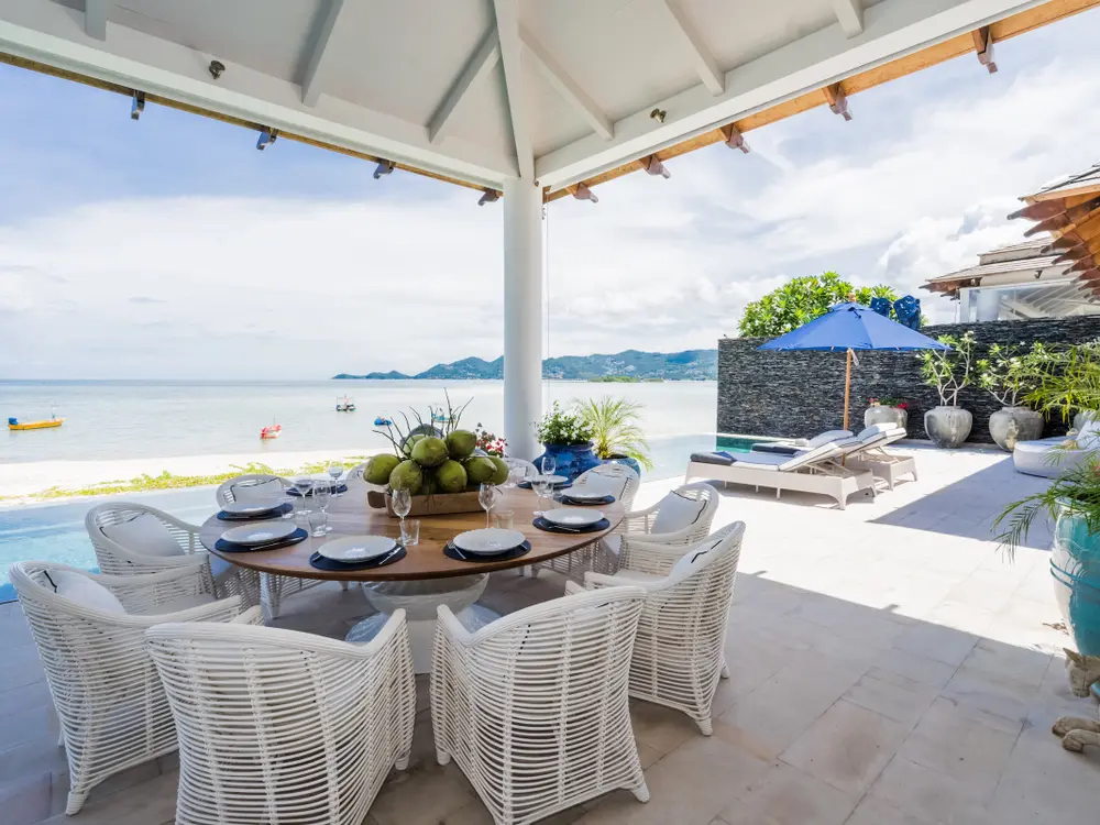 Koh Samui Beach Villa Outdoor Dining