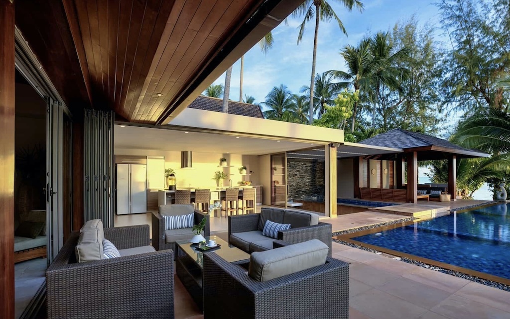 Koh Samui Beachfront Villa Sun Terrace