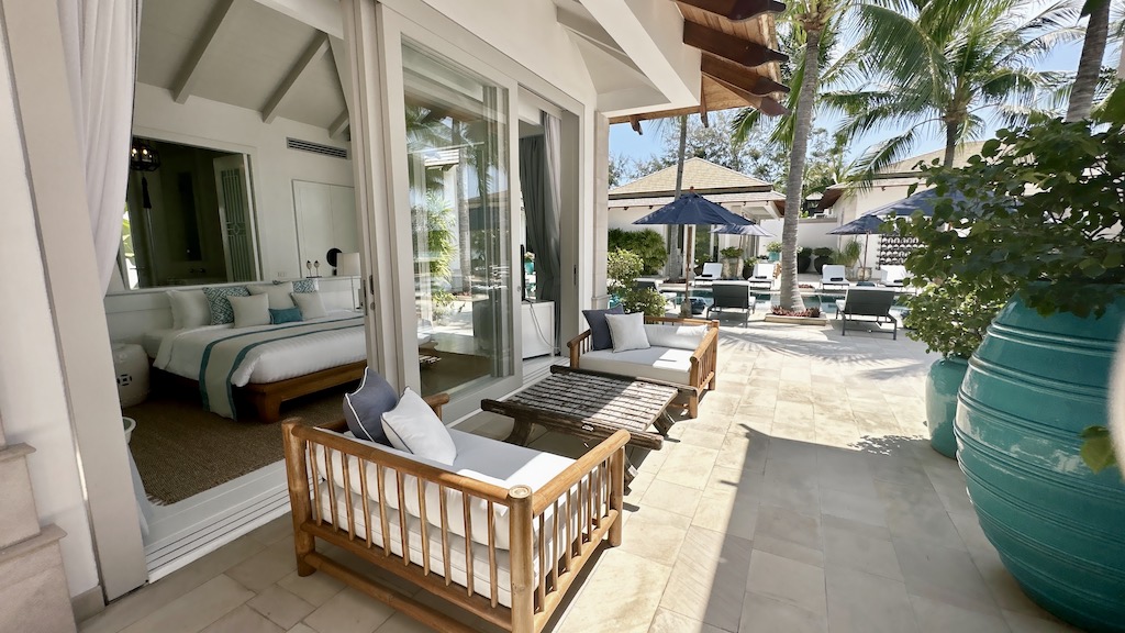 Koh Samui Luxury Beachfront Property Bedroom Seating