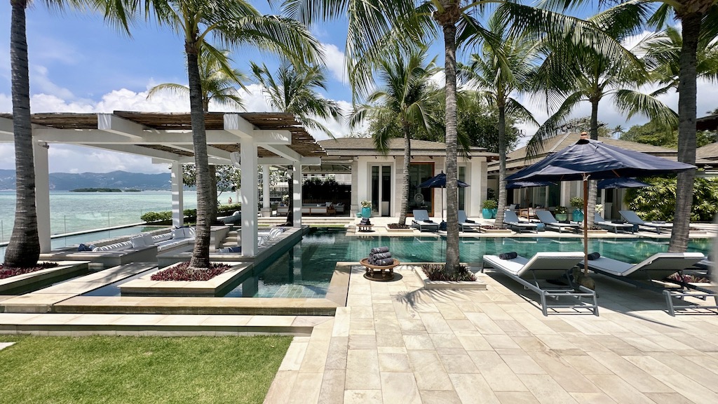 Koh Samui Luxury Beachfront Property Terrace