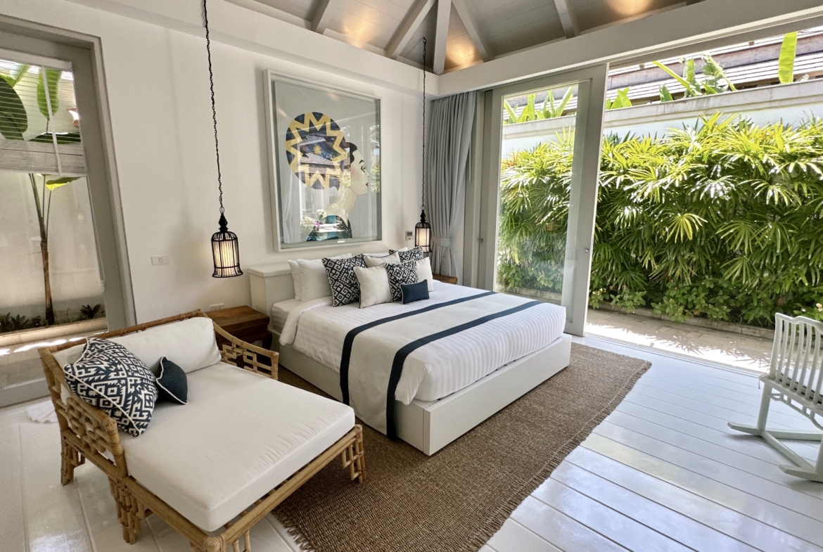 Koh Samui Luxury Beachfront Property Bedroom