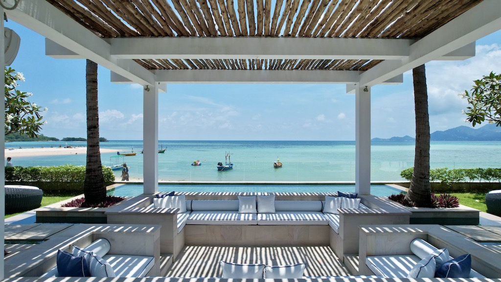 Koh Samui Luxury Beachfront Property Sala View