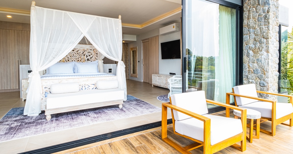 Luxury Sea View Villa In Koh Samui Bedroom