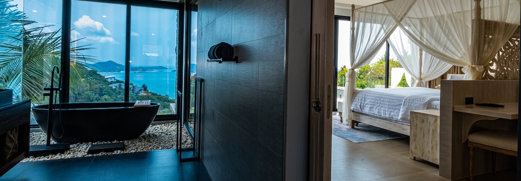 Luxury Sea View Villa In Koh Samui Bedroom En-Suite
