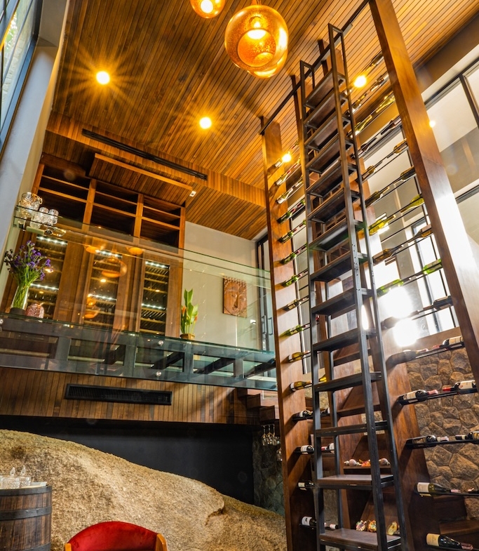 Luxury Sea View Villa In Koh Samui Wine Cellar