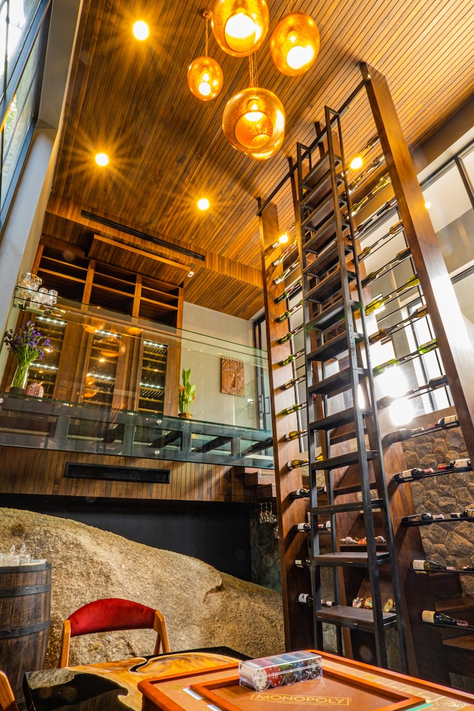 Luxury Sea View Villa In Koh Samui Wine Cellar