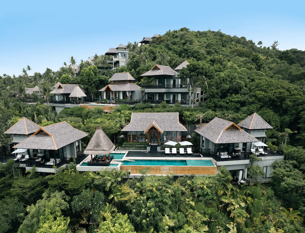 The Estates Four Seasons Villa Pearl Aerial Front