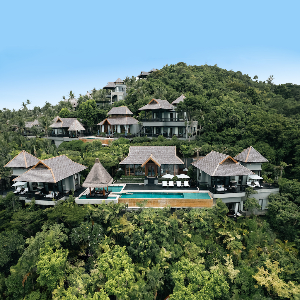 The Estates Four Seasons Villa Pearl Aerial Front