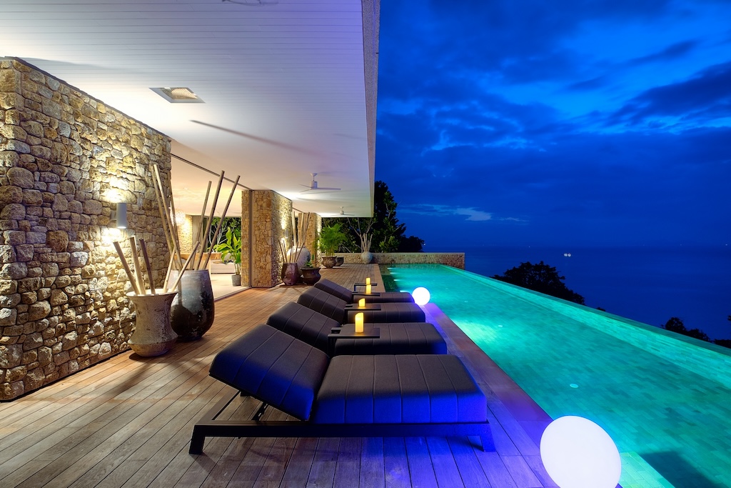 Villa Baan Sang Koh Samui Pool Night
