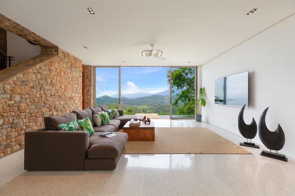 Villa Baan Sang Koh Samui TV Room