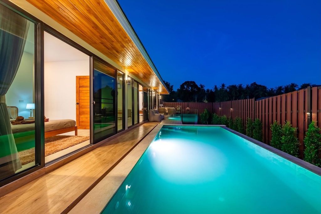 Iremia Residence Samui Pool Night