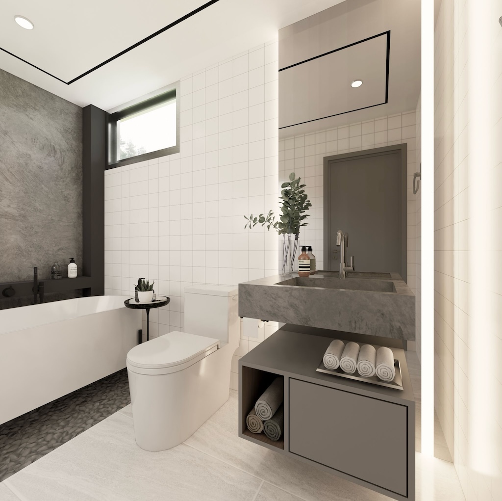 One Bophut Luxury Residence Bathroom
