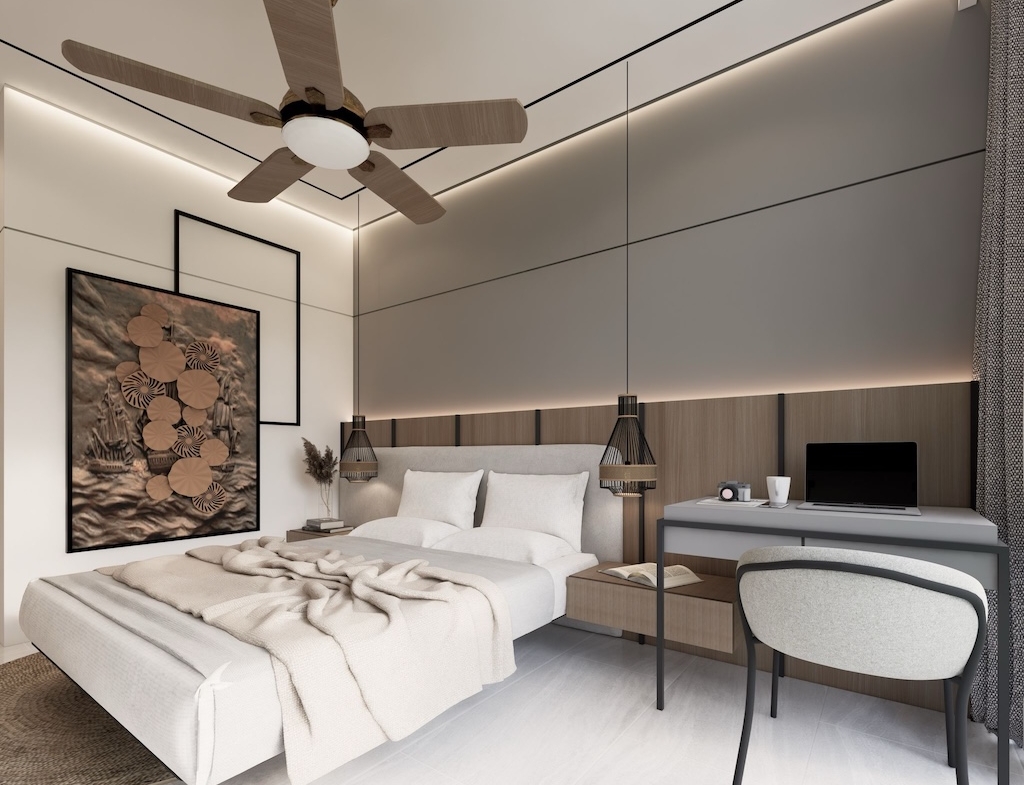 One Bophut Luxury Residence Bedroom