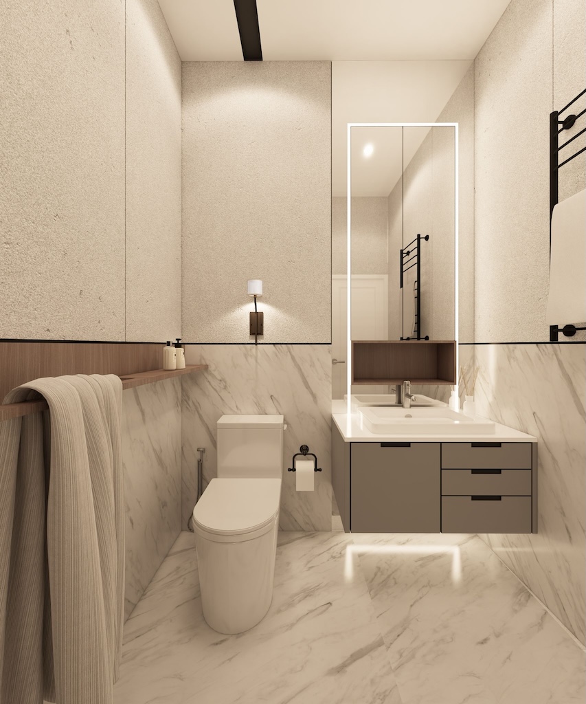 One Bophut Luxury Residence Bathroom