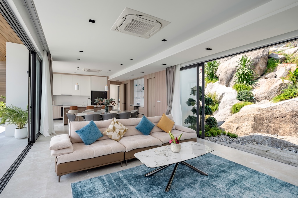 Villa Sea Stone Koh Samui Living Area