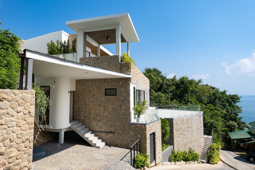 Villa Sea stone Koh Samui Parking