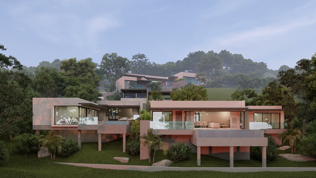 Koh Samui Sea View Bophut Villa Exterior