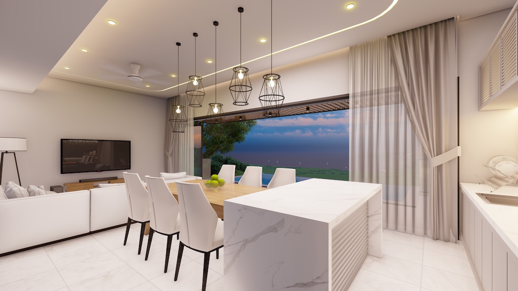 Koh Samui Sea View Bophut Villa Lounge