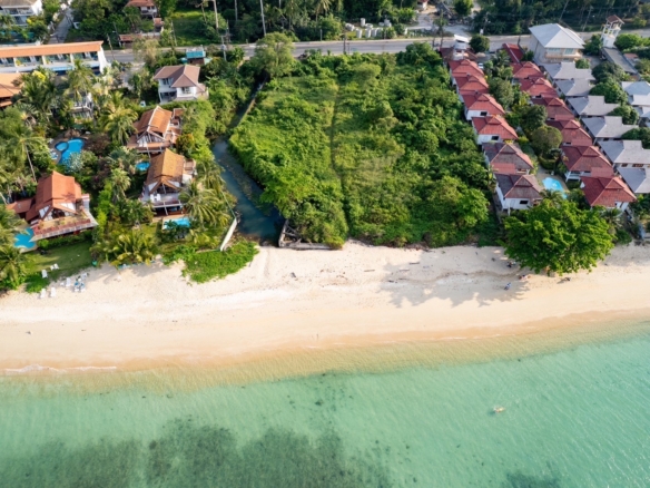 Koh Samui Beachfront Land For Sale In Bang Por Beach