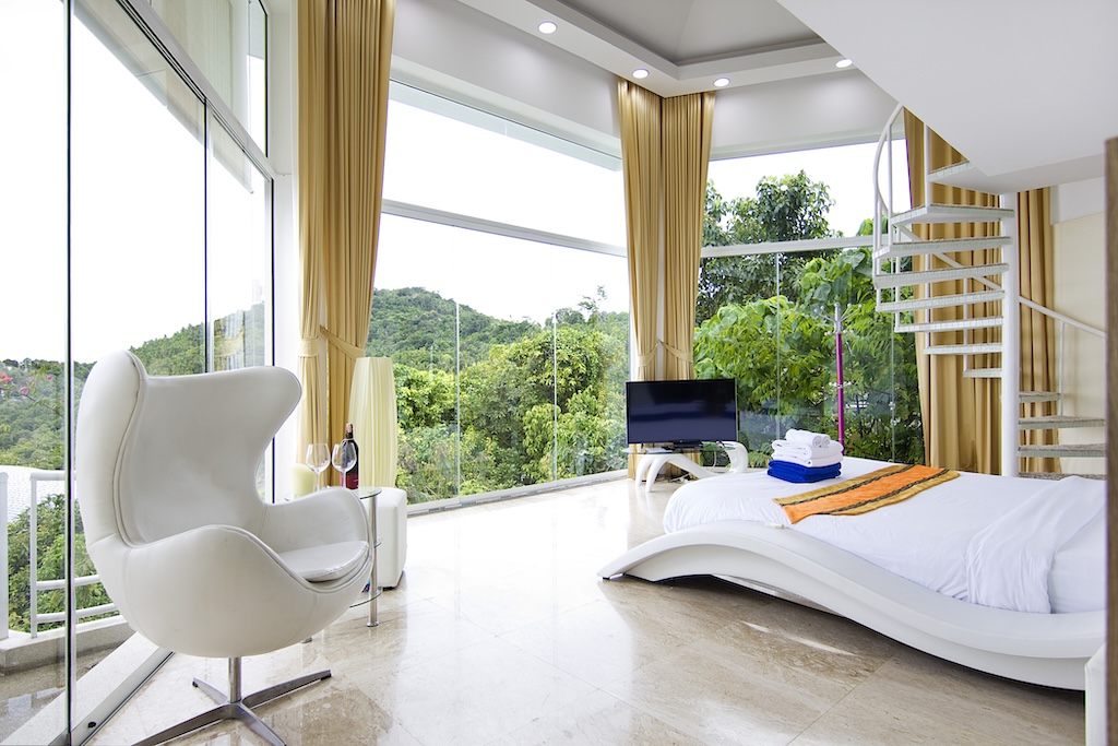 Koh Samui Chaweng Noi Sea View Property Bedroom