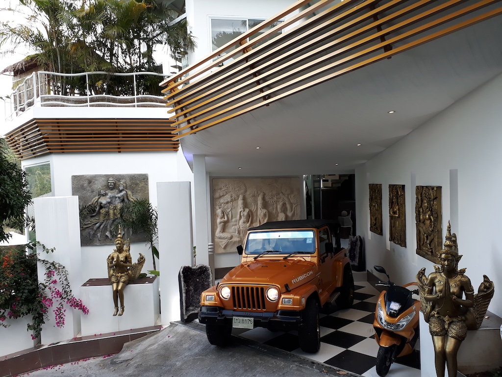 Koh Samui Chaweng Noi Sea View Property Parking