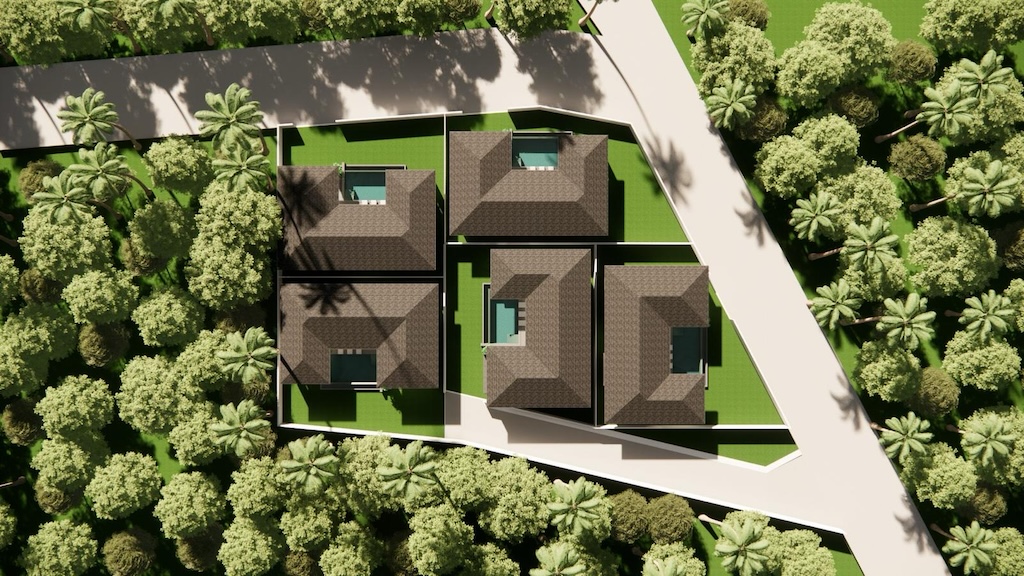 Koh Samui Plai Laem Villas For Sale Site Plan