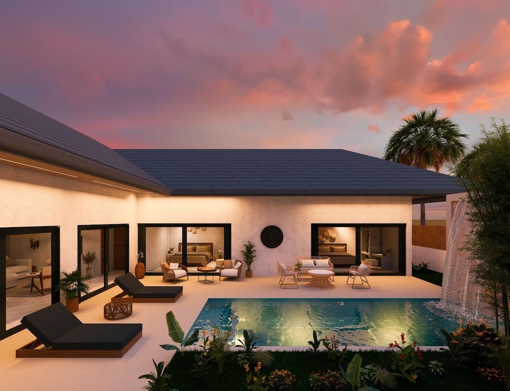 Siam Harmony Residence Lamai Villa Night