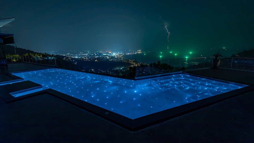 Ko Samui Sea View Property For Sale Night View