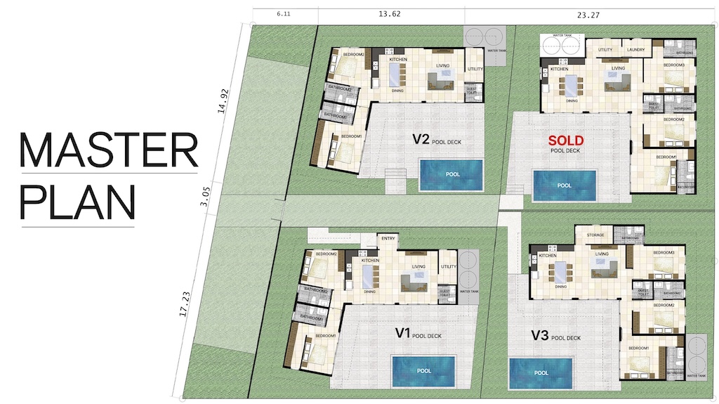 Sunset Village Villas Plai laem Site Plan