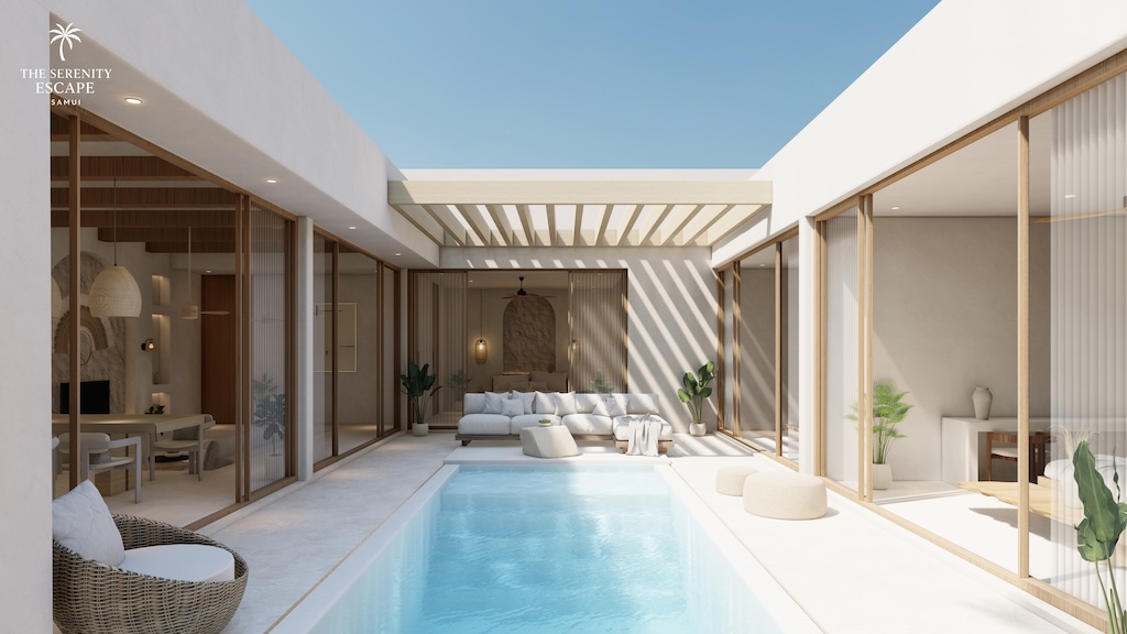 The Serenity Escape Maenam Villas Pool