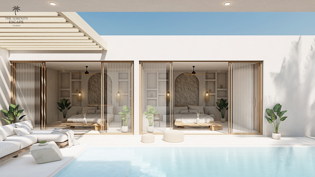 The Serenity Escape Maenam Villas Pool