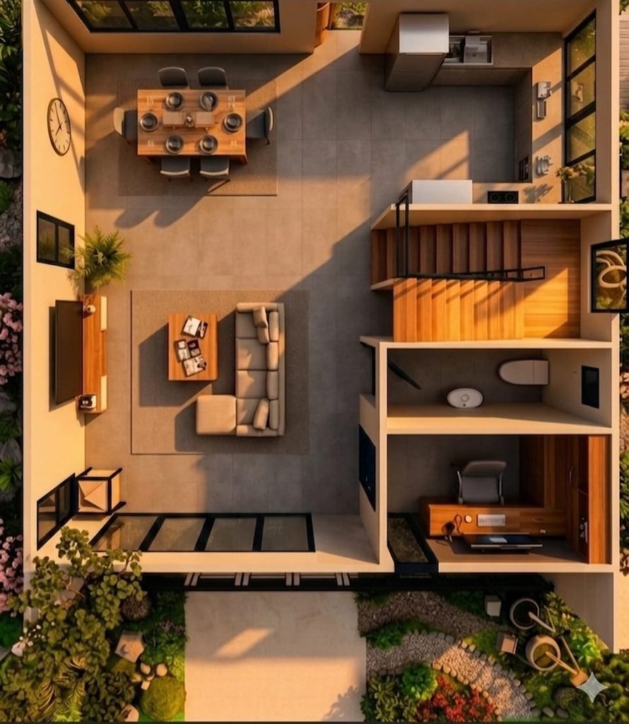 Hikaru Garden Koh Samui Ground Floor Plan