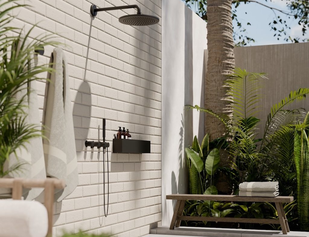 Mae Jai Villas Shower Outdoor