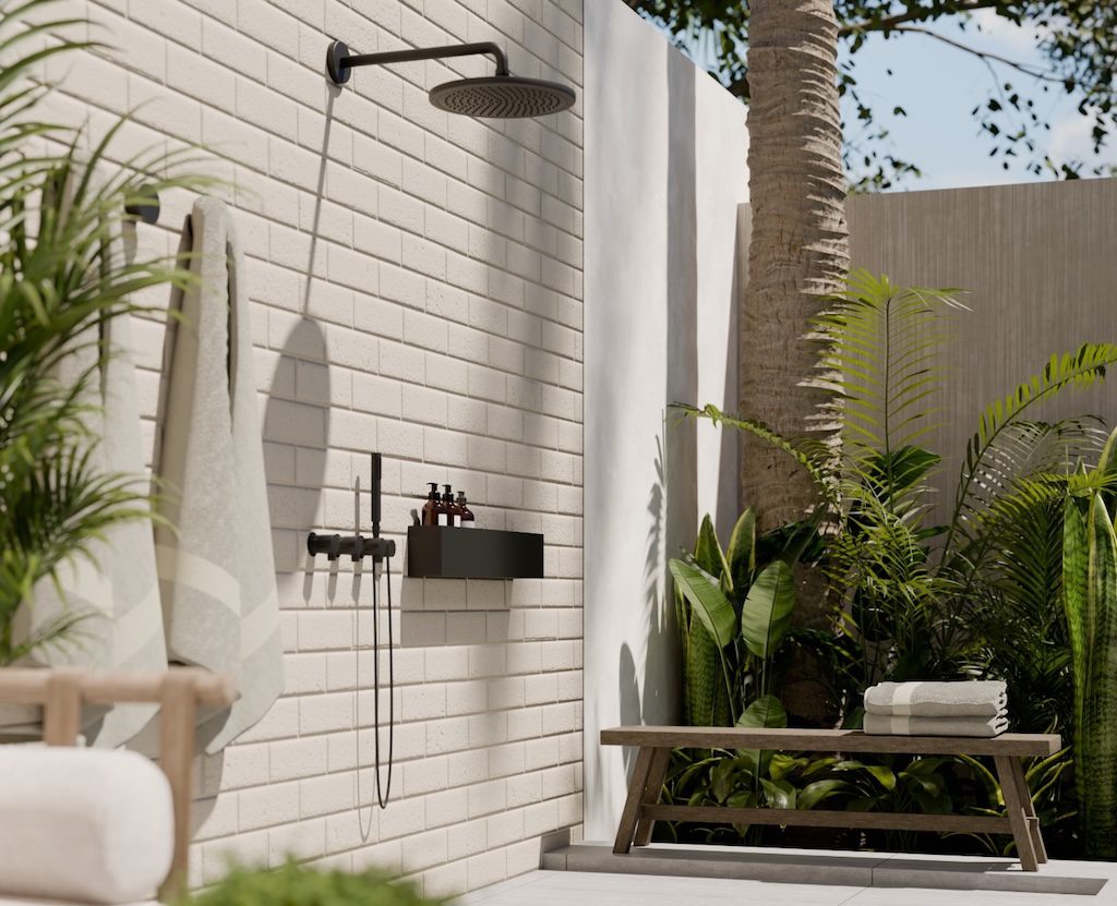 Mae Jai Villas Shower Outdoor