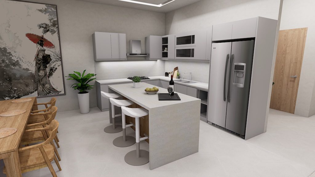 The Cape Pool Villas Kitchen