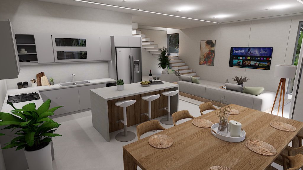 The Cape Pool Villas Living Dining