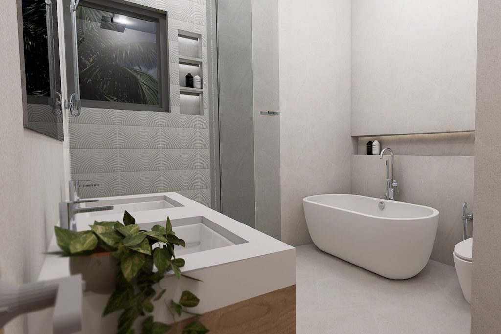 The Cape Pool Villas Bathroom