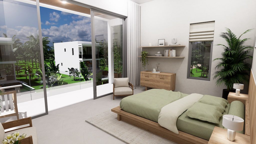 The Cape Pool Villas Bedroom