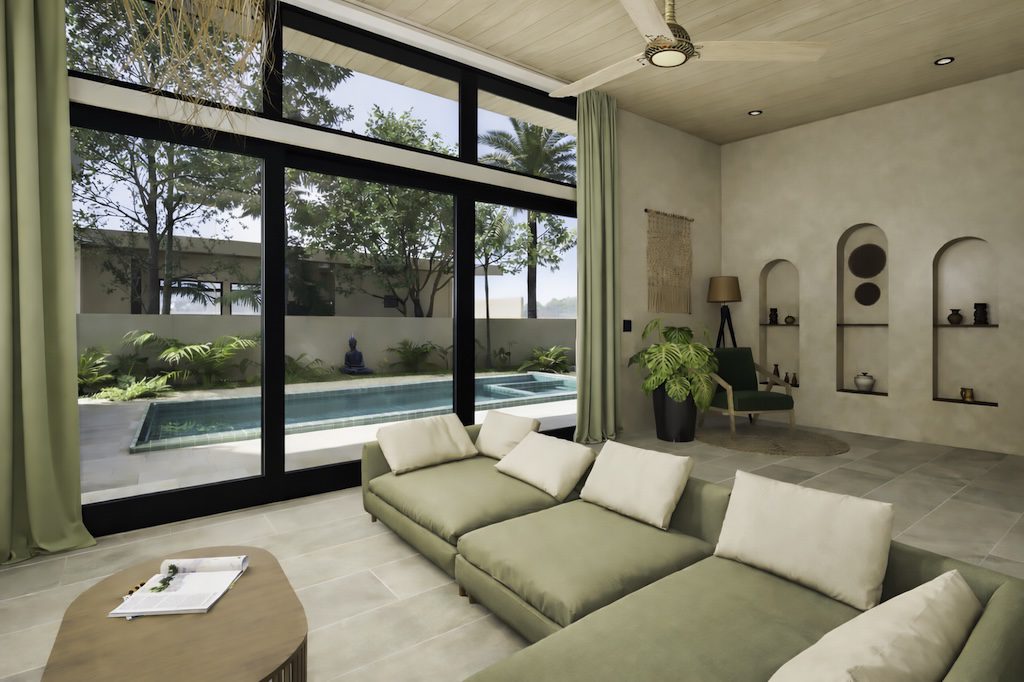 Verdant Koh Samui Villas Living Area