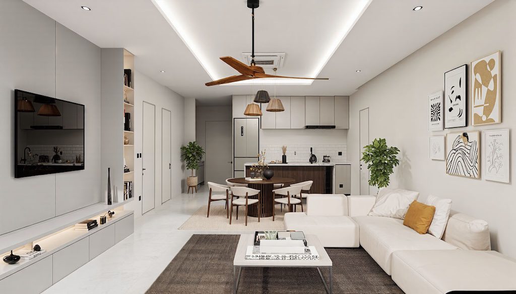 Win Win Homes Samui Living Area