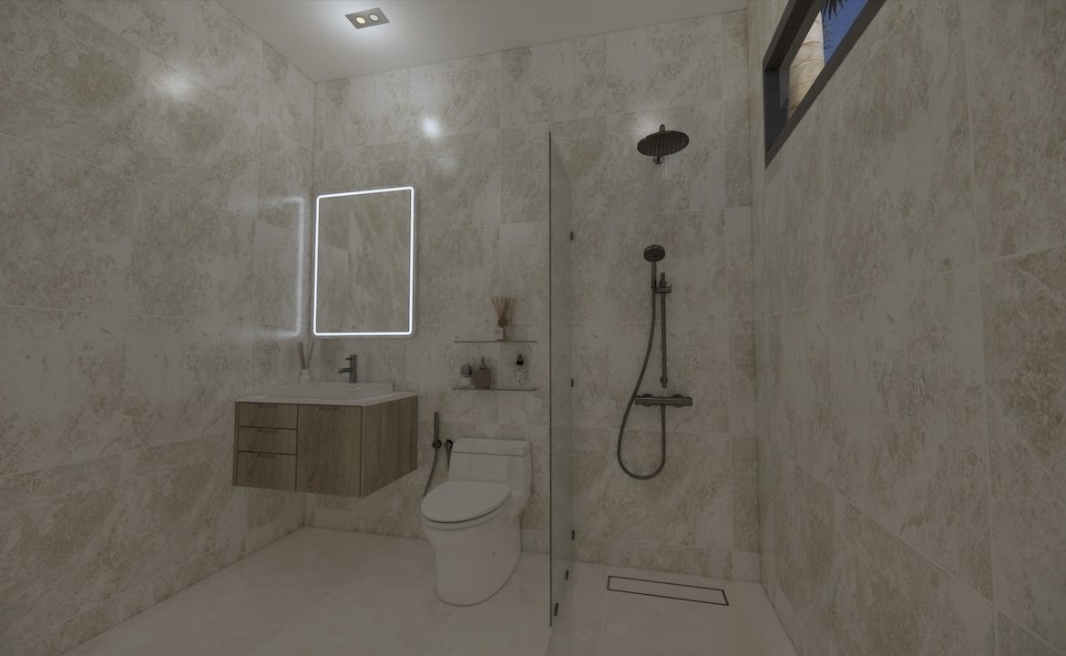 Aelora Residence 3-Bedroom Villas Bathroom Shower