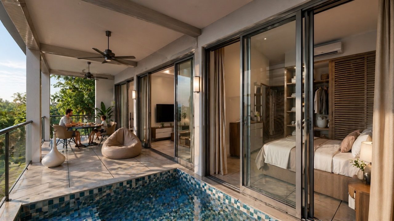 Crystal Bay View Residence Plunge Pool
