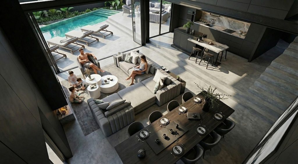 The Signature Residence Bophut Living Area