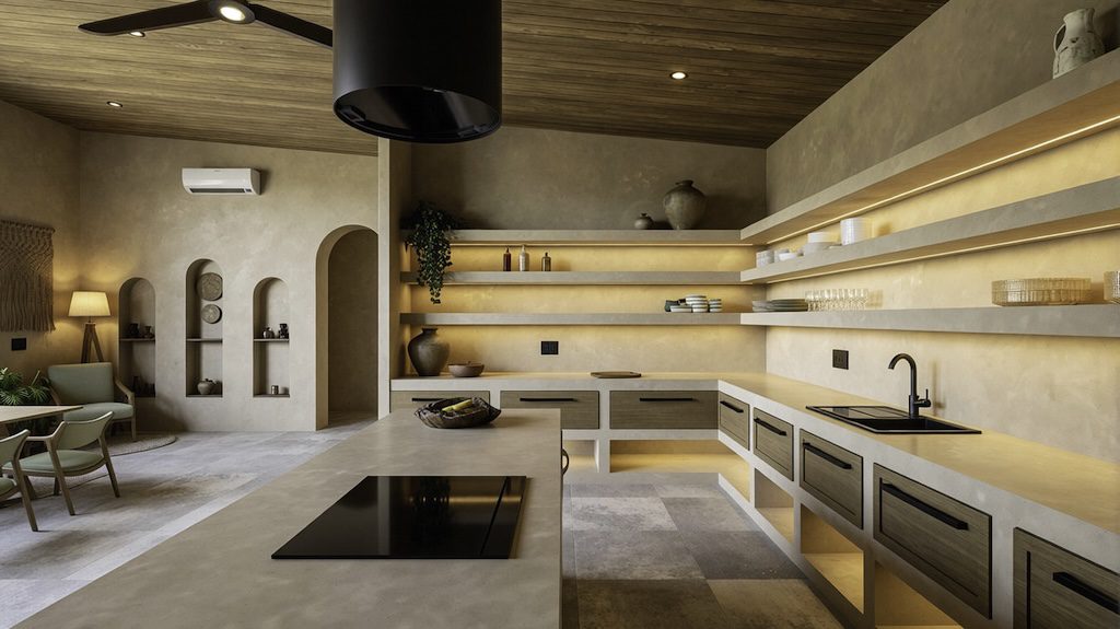 4-Bed Villas At Verdant Maenam Kitchen